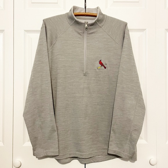 Vineyard Vines Other - Vineyard Vines St. Louis Cardinals 1/4 Quarter Zip Fleece Pullover Size XL Golf